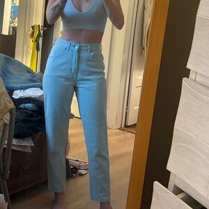 Riders by Lee Women's High Rise Light Blue Jeans size 28